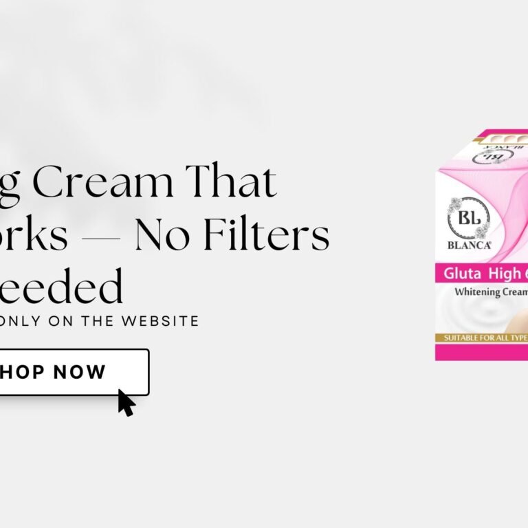 Whitening Cream That Actually Works — No Filters Needed