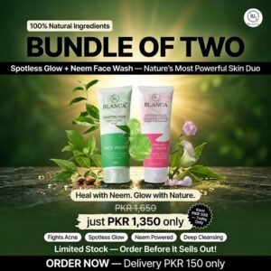 Neem Face Wash + Spotless Glow Face Wash | Bundle of Two | PKR 1,350