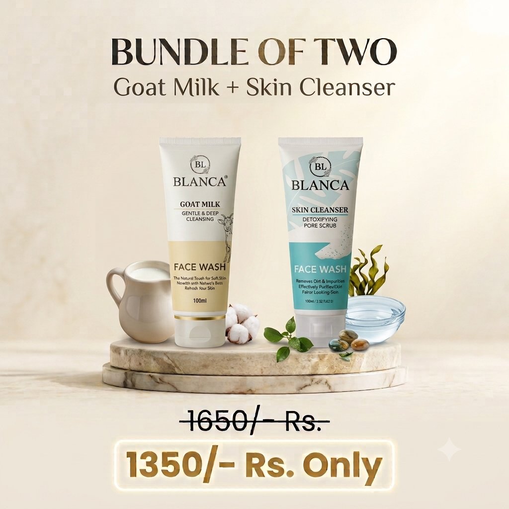 Blanca Skin Cleanser + Goat Milk Face Wash Bundle