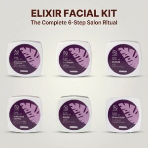Blanca Cosmetics Elixier Facial Kit – Complete Professional 6-Step Facial System 500 Ml